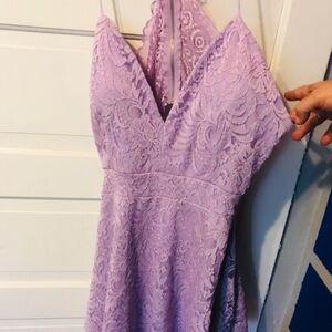 Rue21 Purple Halter Sundress for Prom
